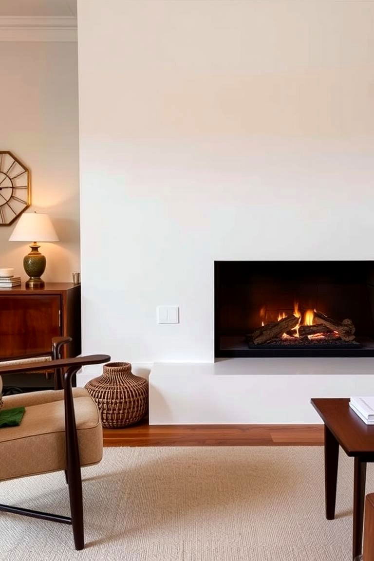 Vintage Minimalism Revival - 24 Mid-century Modern Fireplace Ideas