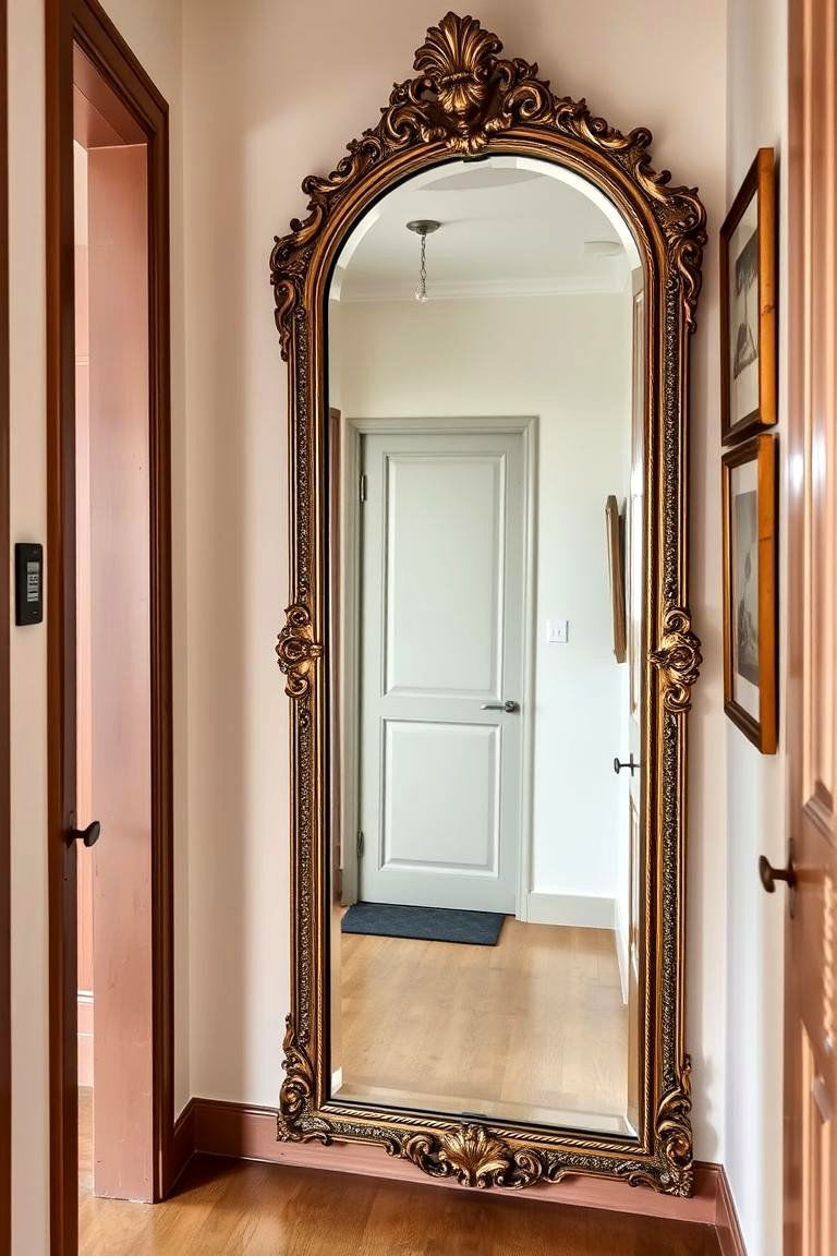 Vintage Mirrors with Flair - 24 Boho Hallway Ideas