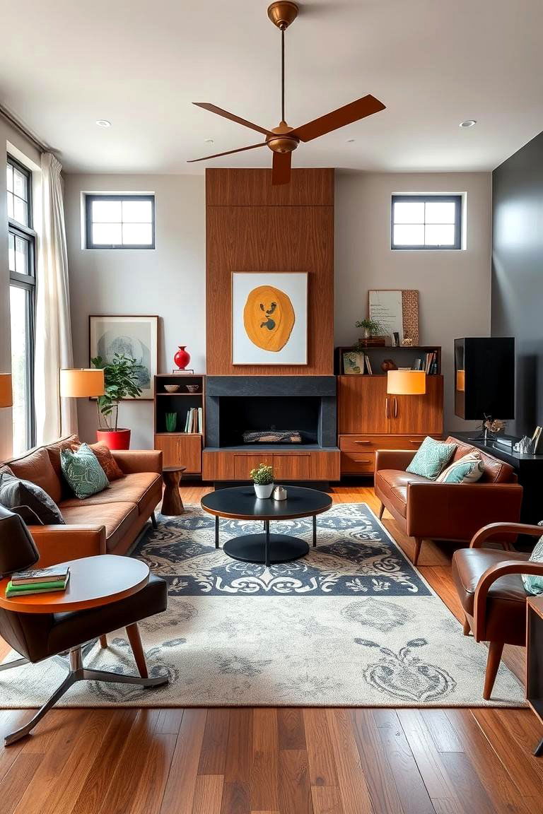 Vintage Modern Fusion - 24 Condo Living Room Ideas