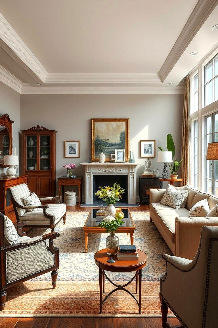 Vintage Modern Fusion - 24 Transitional Living Room Ideas