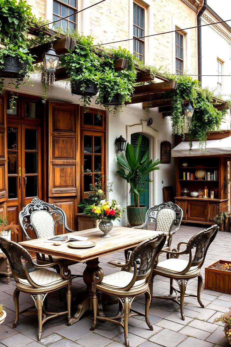 Vintage Patio Charm - 24 Outdoor Living Room Ideas