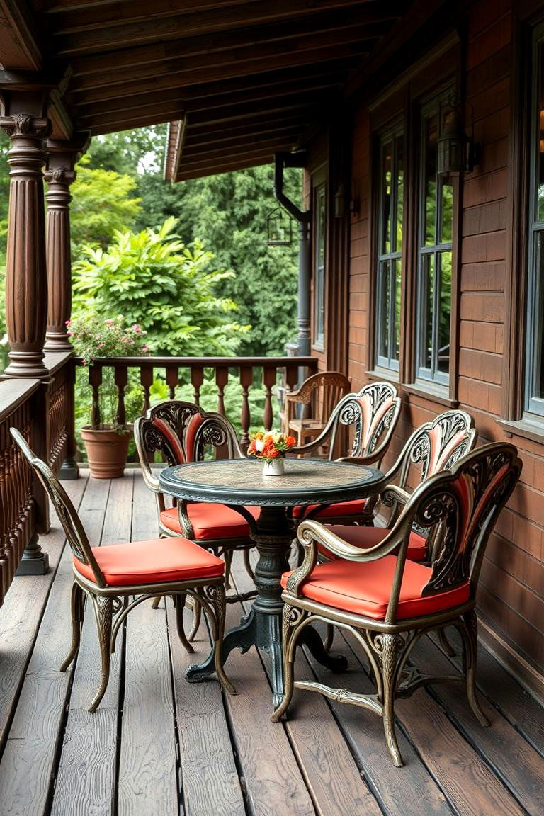 Vintage Patio Seating - 24 Deck Seating Ideas