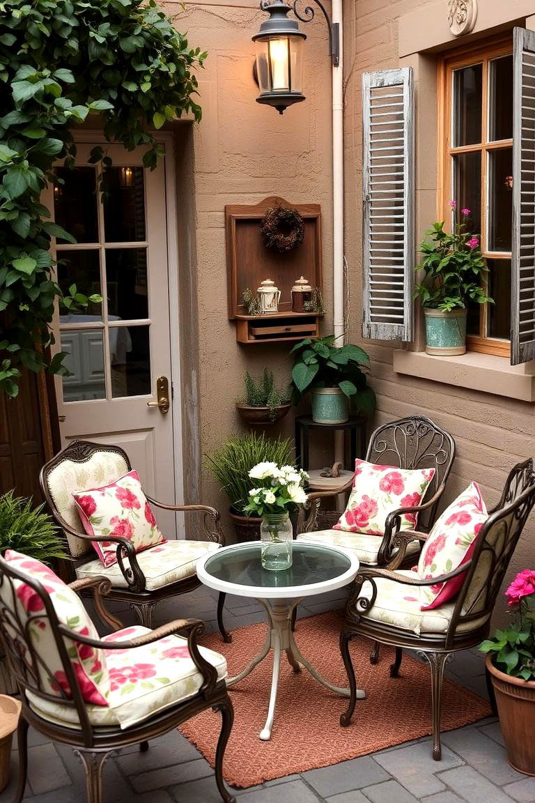 Vintage Patio Style - 24 Corner Patio Ideas