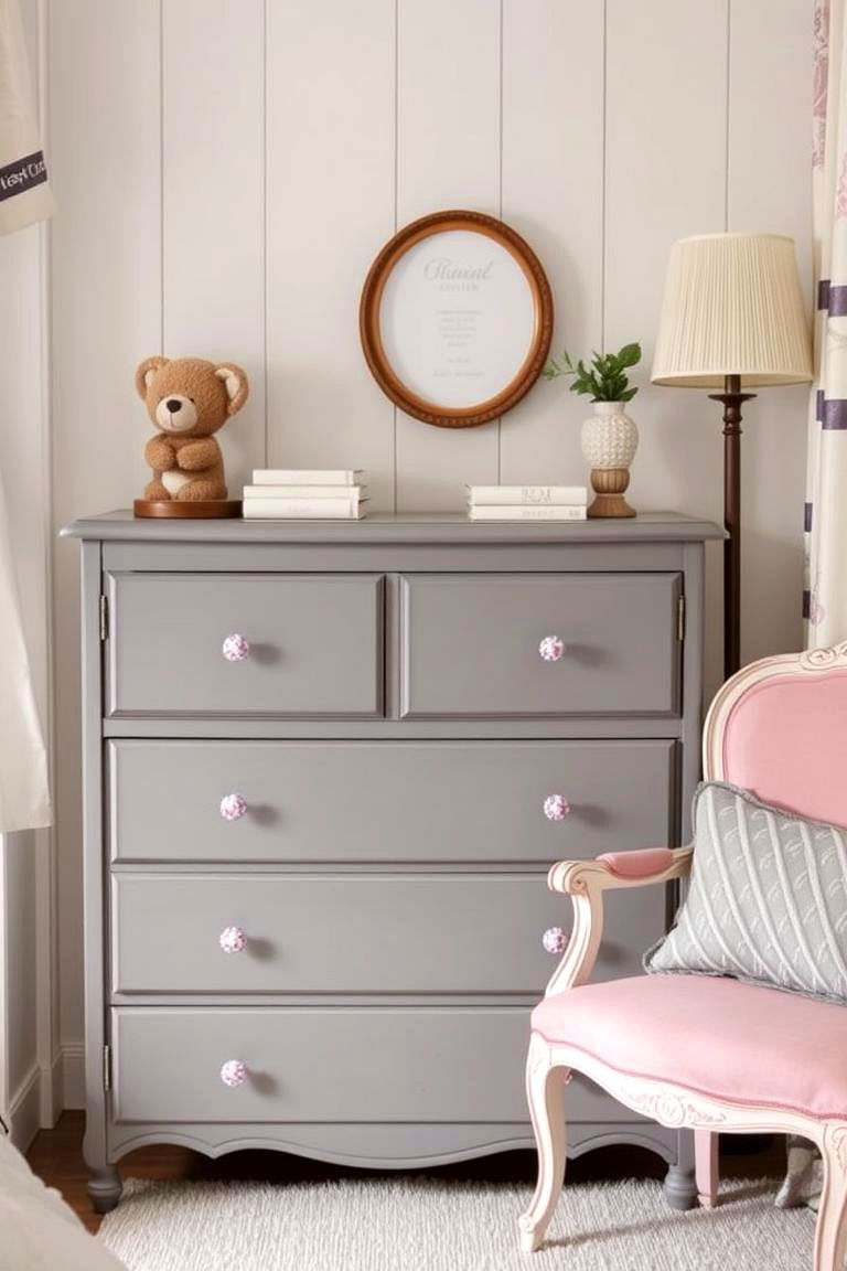 Vintage Pink and Grey Charm - 24 Pink and Grey Bedroom Ideas
