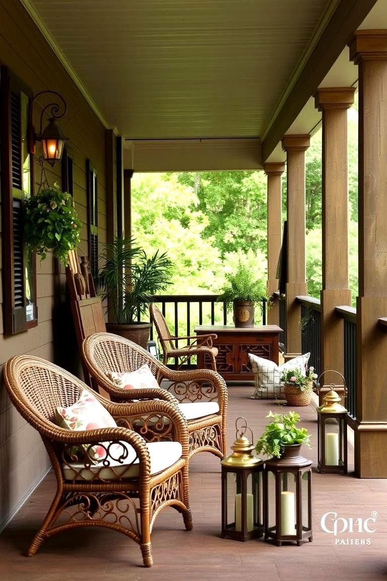 Vintage Porch Decor - 24 Modern Front Porch Ideas