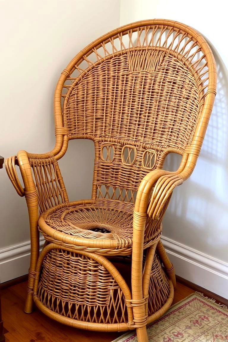 Vintage Rattan Chairs - 24 Bohemian Tropical Bohemian Decor