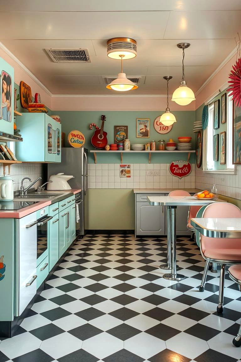 Vintage Retro Kitchen Diner - 24 Kitchen Diner Ideas
