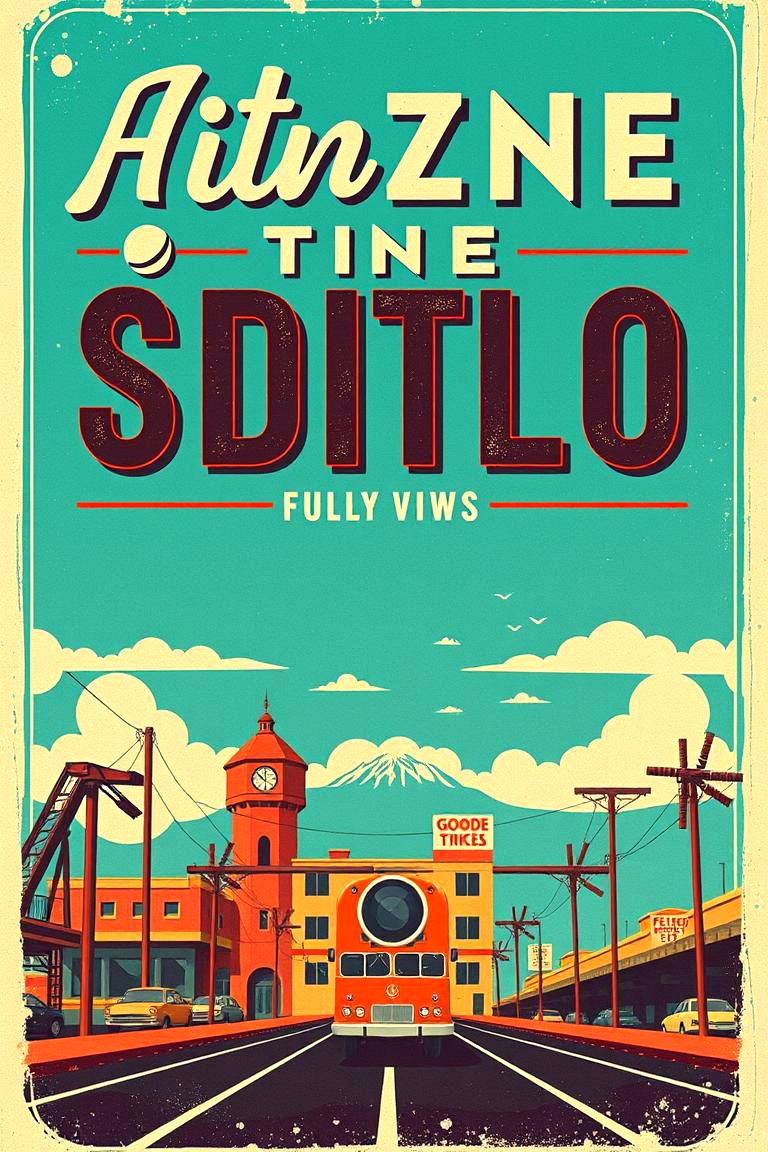 Vintage Retro Posters - 24 Large Wall Art Ideas
