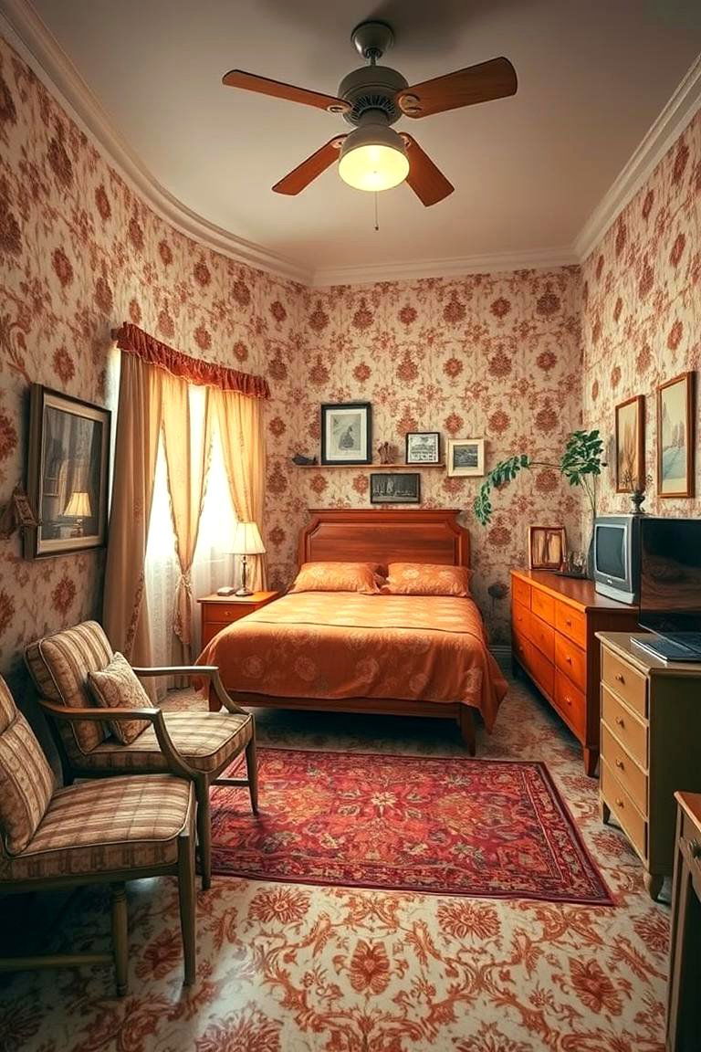 Vintage Retro Revival - 24 Large Bedroom Design Ideas