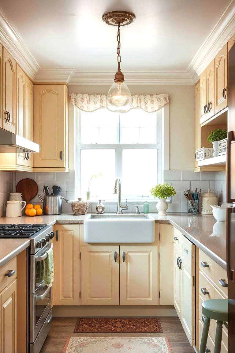 Vintage Revival - 24 Kitchens With Beige Kitchen Cabinets