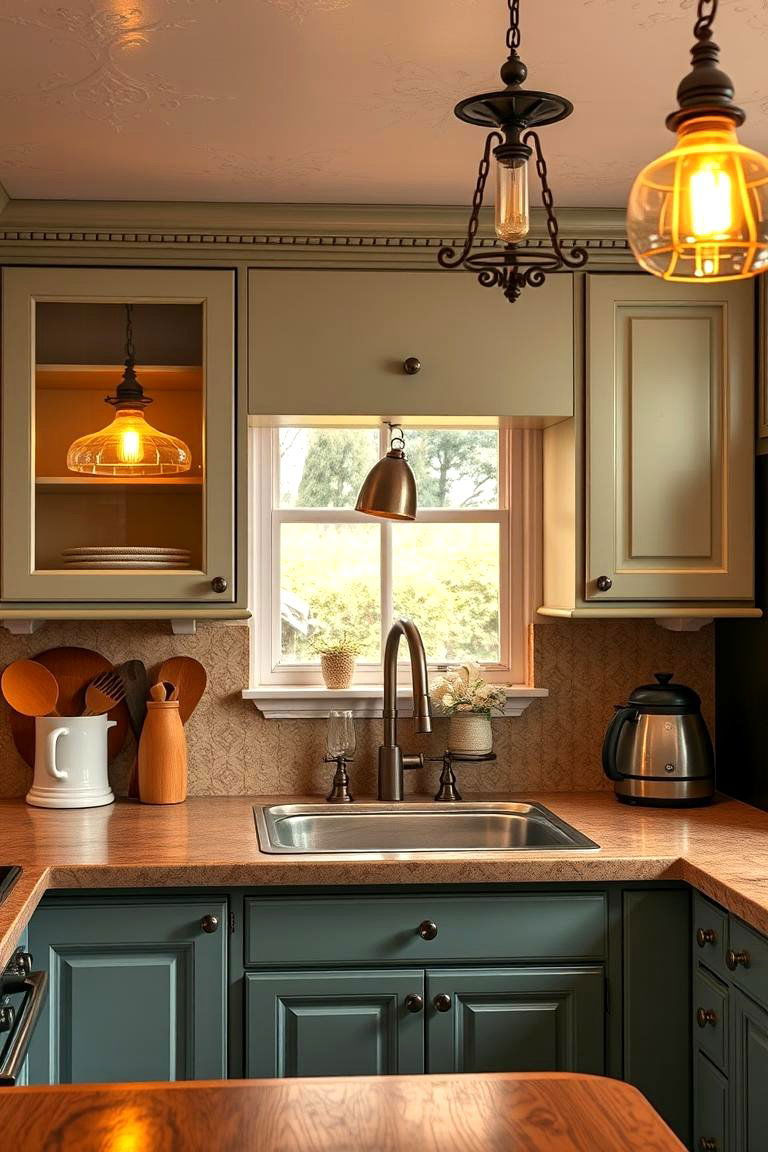 Vintage Style Cabinet Lighting - 24 Cabinet Lighting Ideas