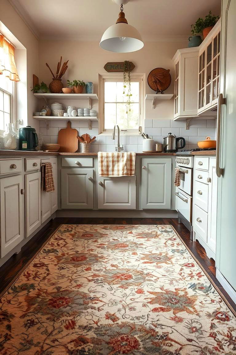 Vintage Style Kitchen Rug - 24 Kitchen Rug Ideas