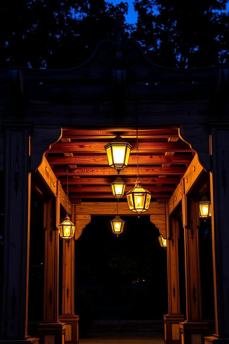 Vintage Style Pergola - 24 Small Patio Pergola Ideas