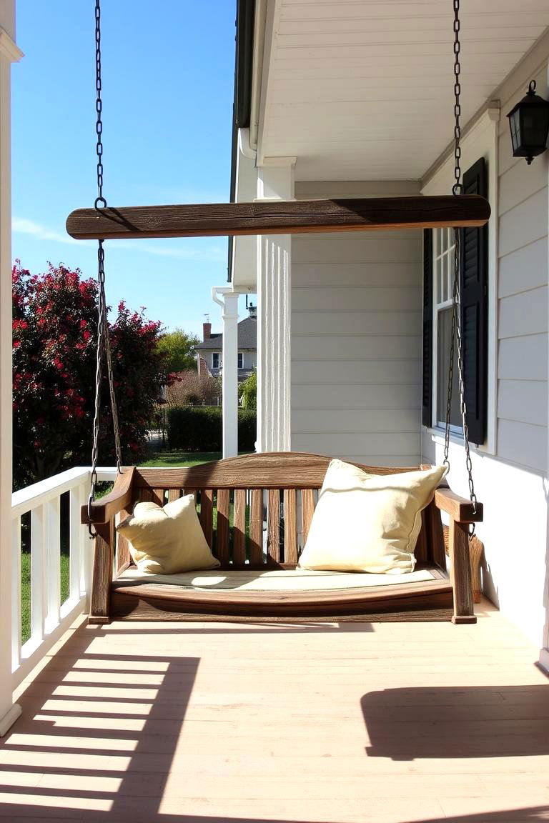 Vintage Swing Charm - 24 Rustic Porch Ideas