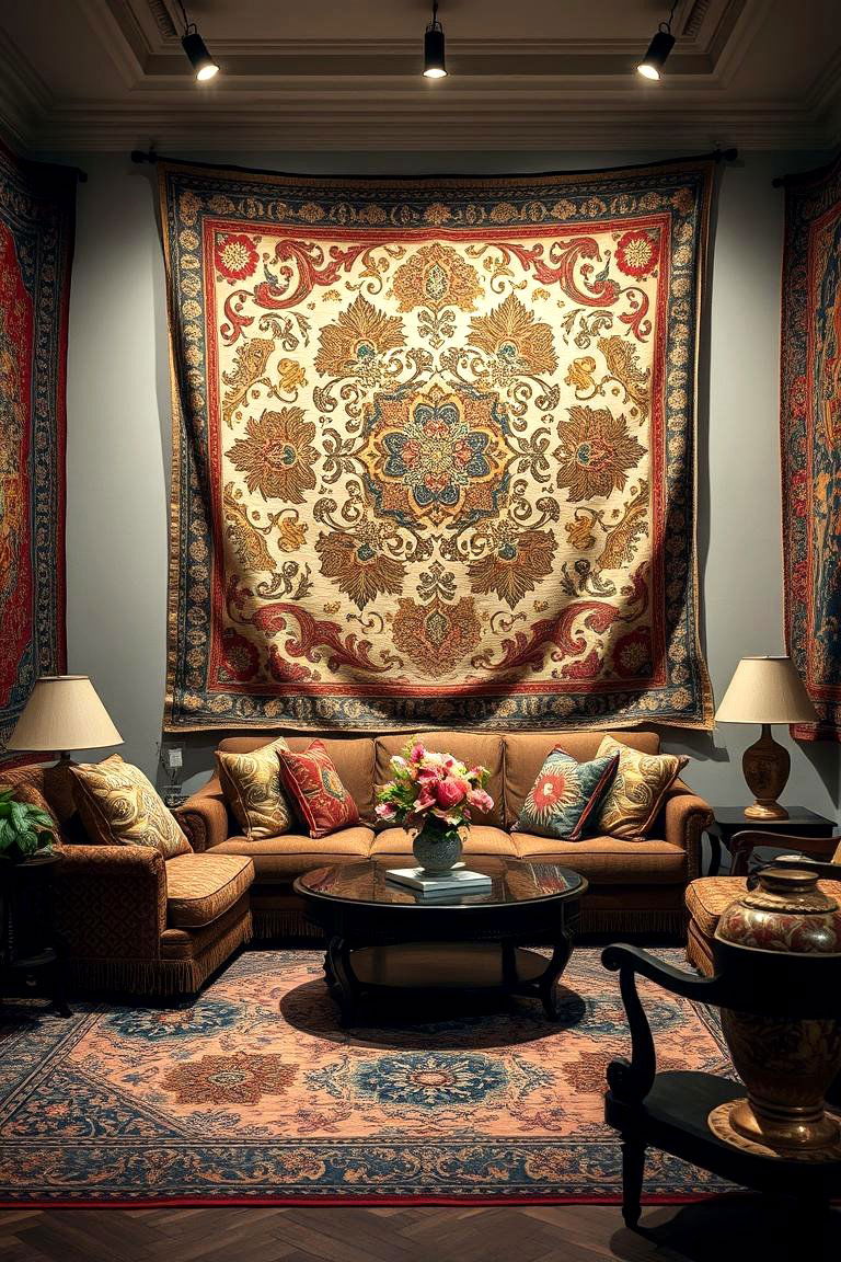 Vintage Tapestry Displays - 24 Boho Decor Ideas