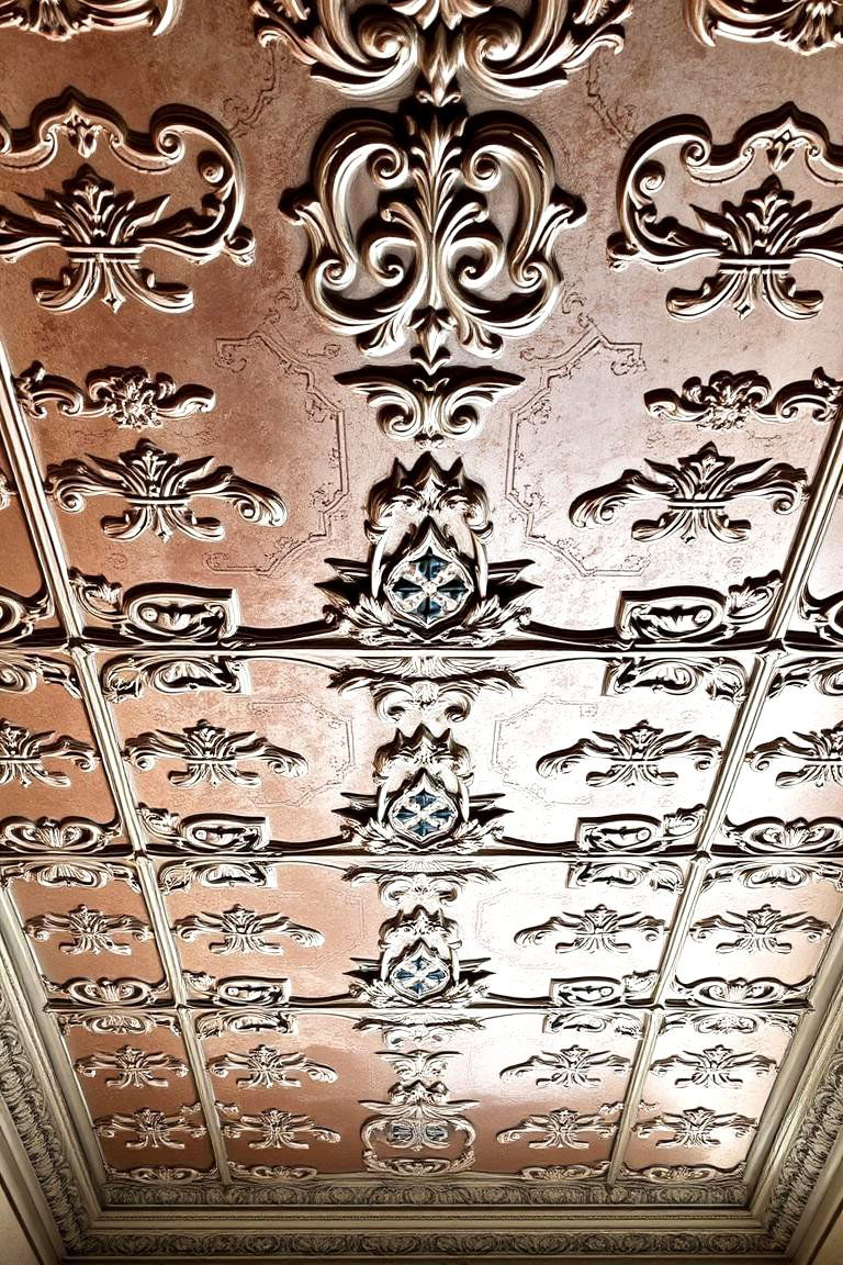 Vintage Tin Ceiling Elegance - 24 Tin Ceiling