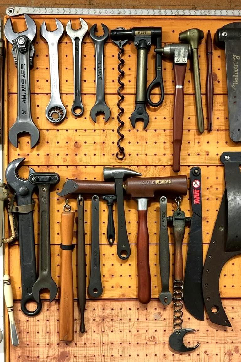 Vintage Tool Displays - 24 Rustic Garage Ideas