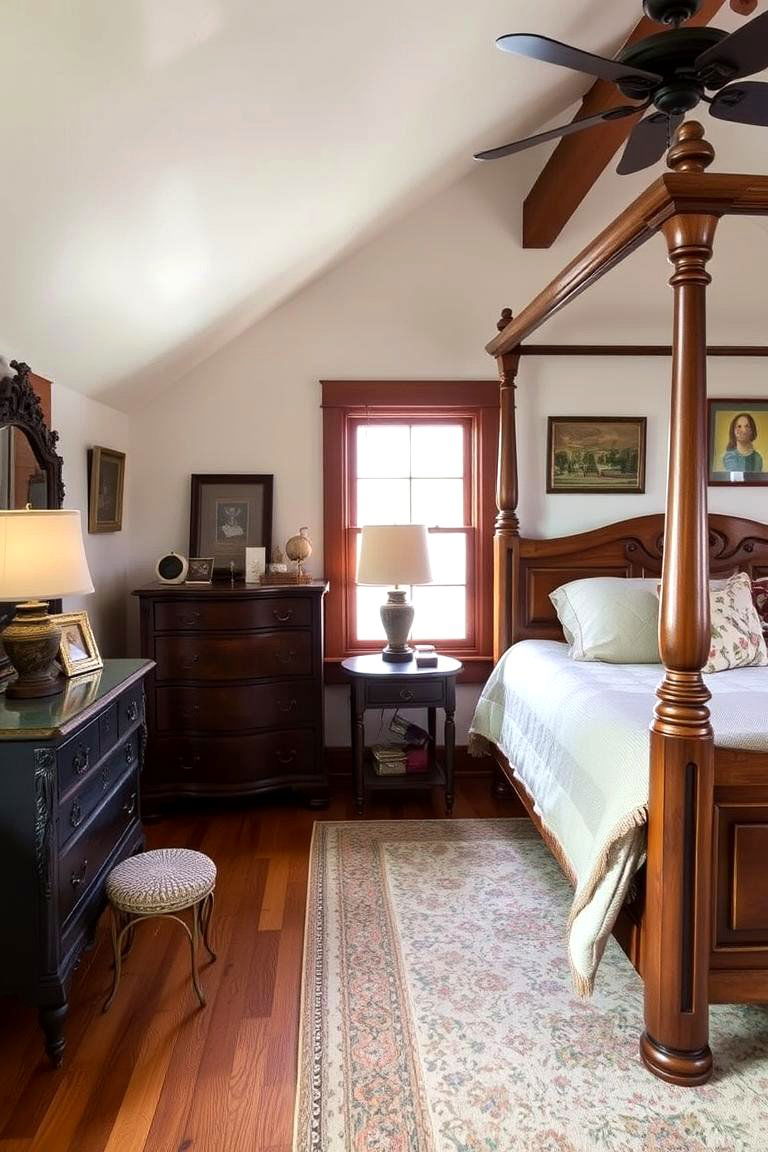Vintage Touches for Character - 24 Master Bedroom Ideas