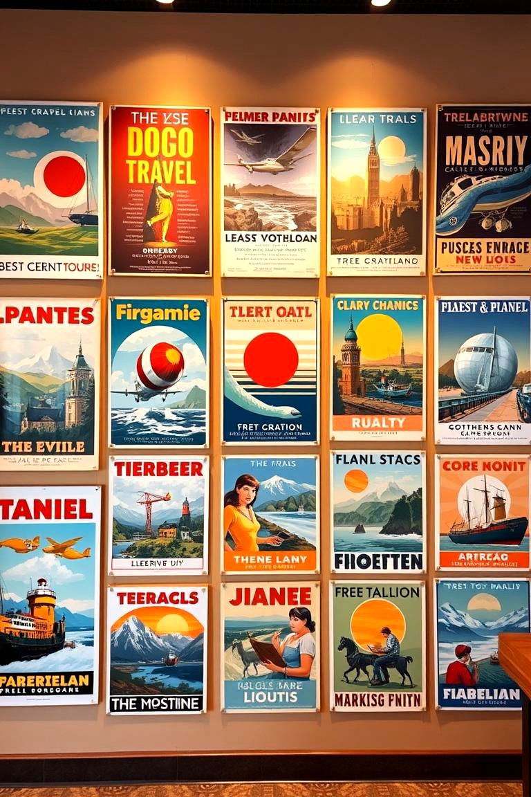 Vintage Travel Posters - 24 Wall Decor Ideas