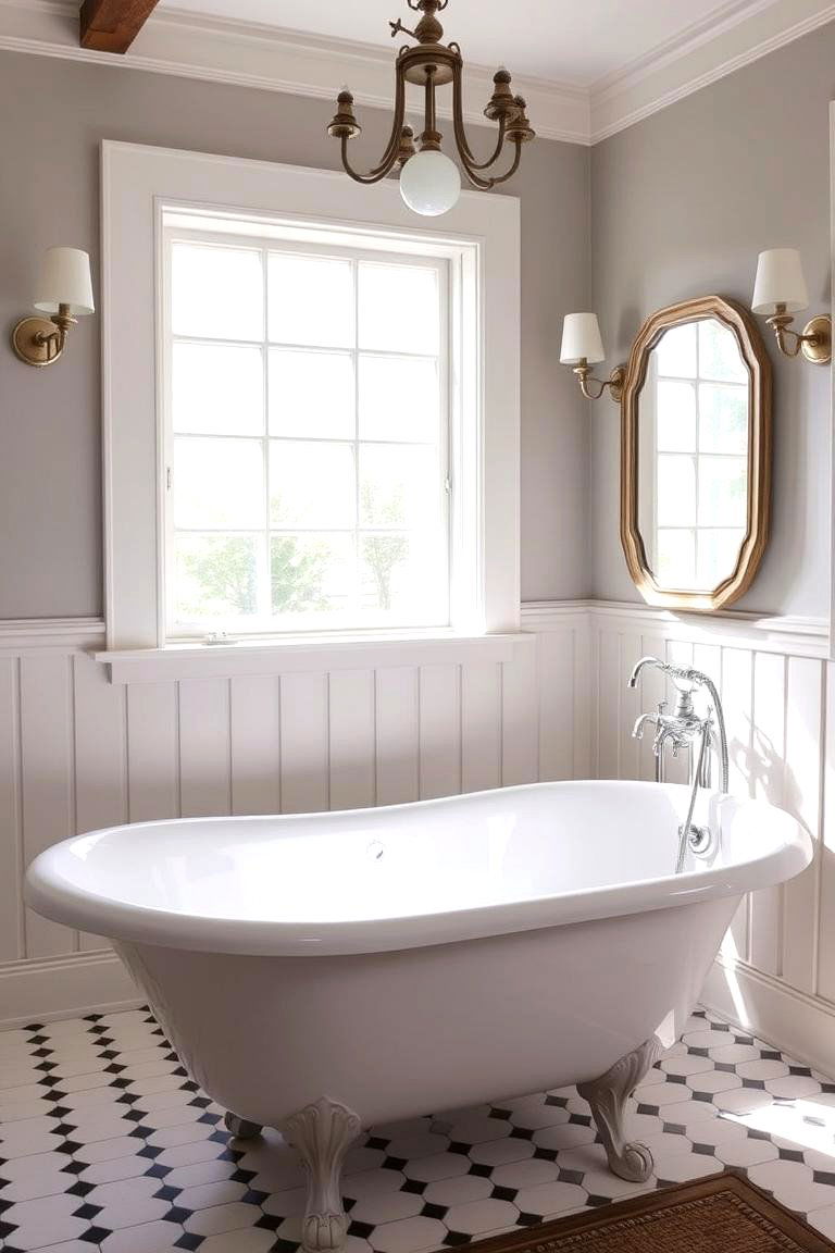 Vintage Tubs for an Antique Appeal - 24 Farmhouse Bathroom Ideas