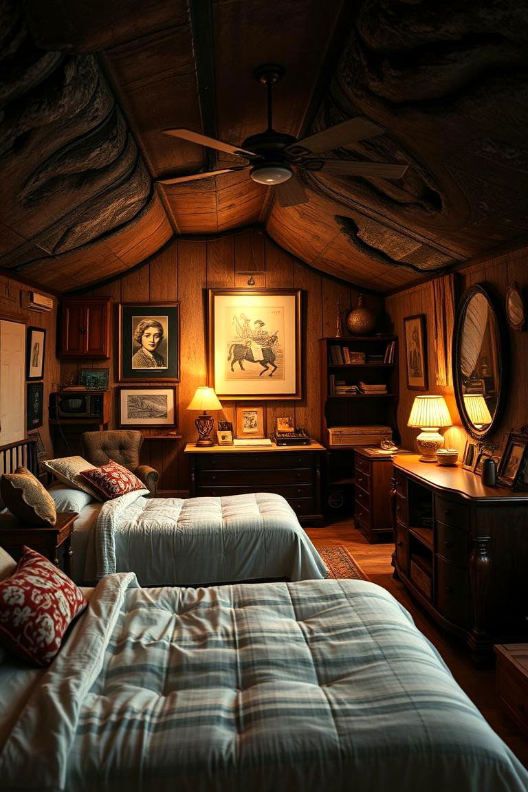 Vintage Vibes Room - 24 Man Cave Bedroom Ideas