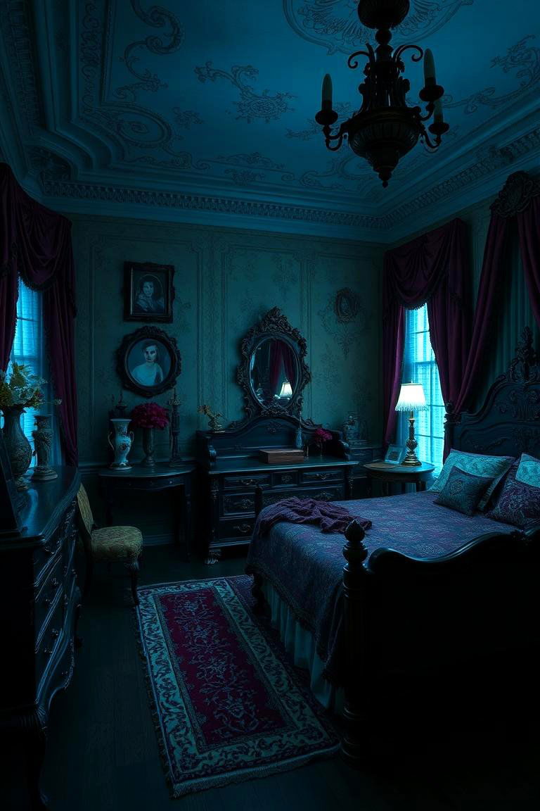 Vintage Victorian Vampire Bedroom - 24 Vampire Bedroom Ideas