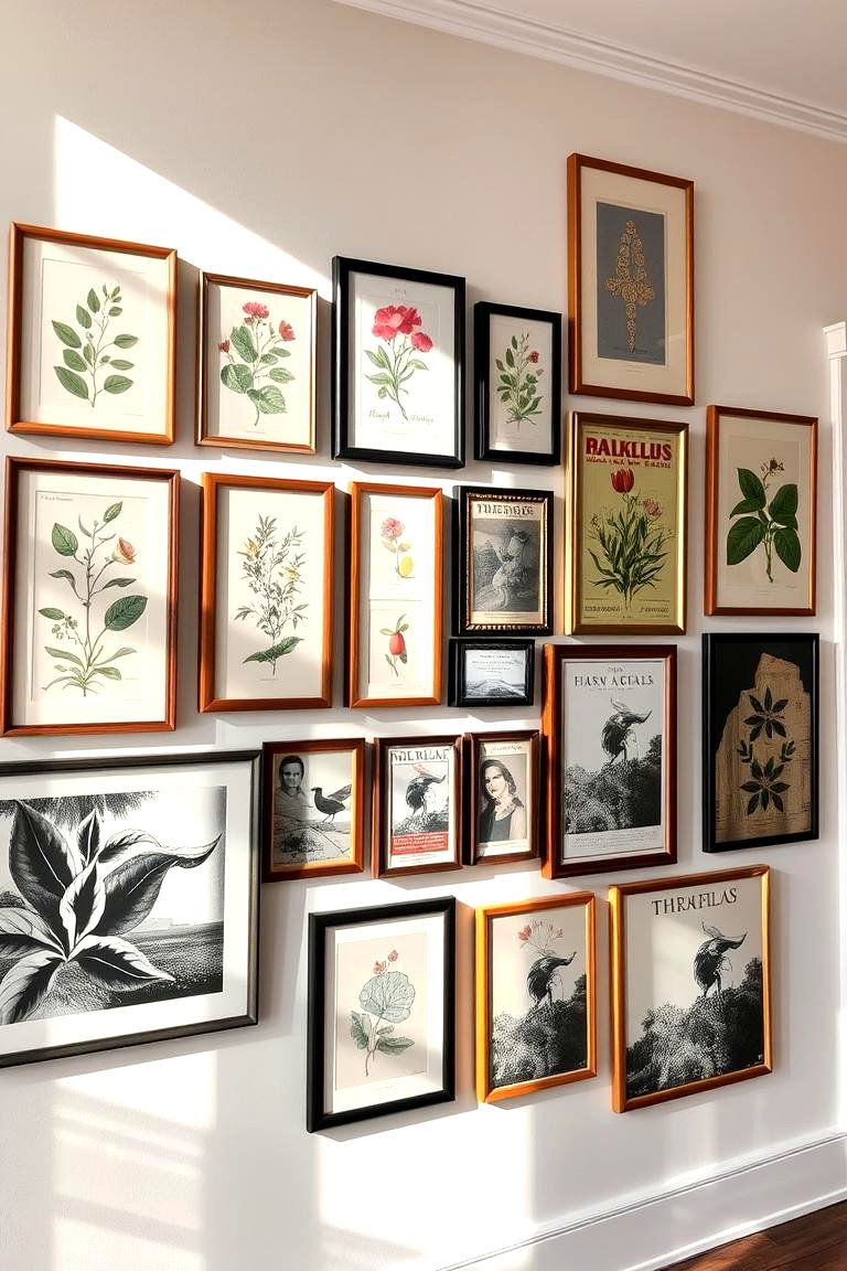 Vintage Wall Art and Prints - 24 Vintage Decor Ideas