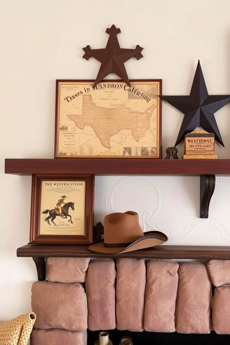 Vintage Western Memorabilia - 24 Western Living Room Ideas