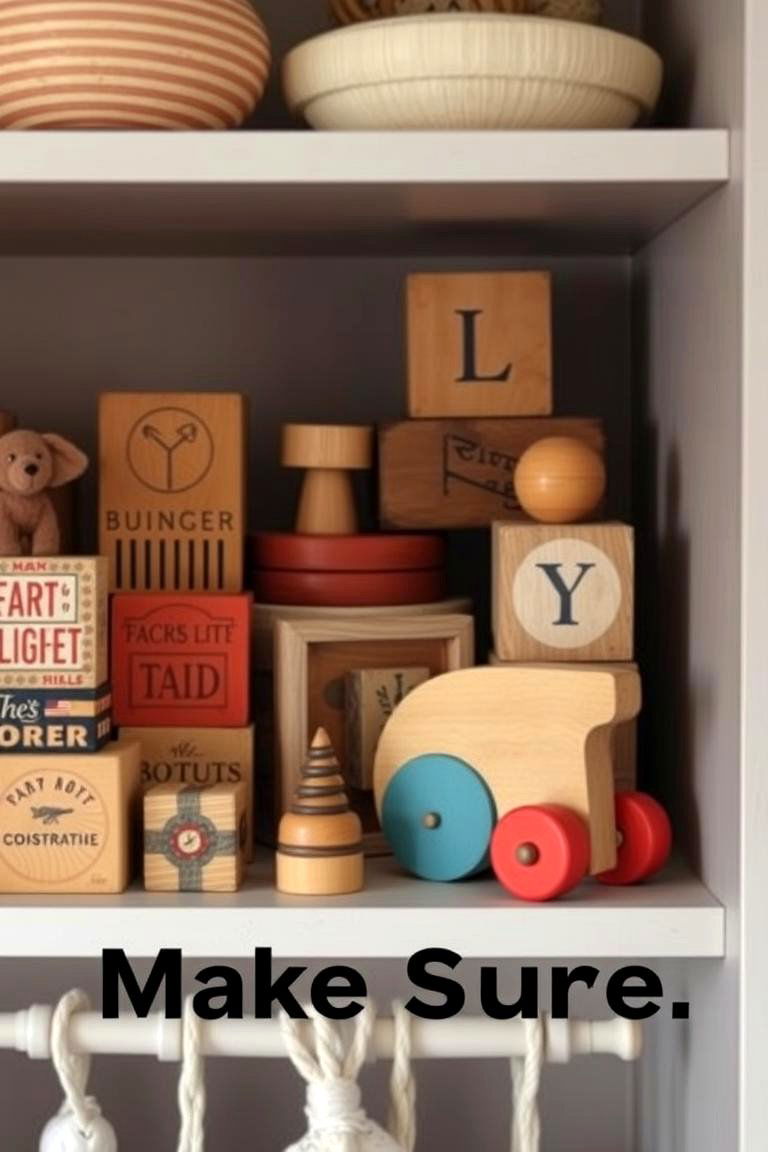 Vintage Wooden Toys - 24 Rustic Nursery Ideas