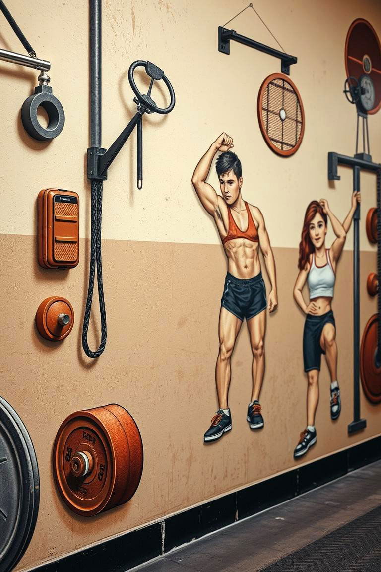 Vintage Workout Legacy - 24 Gym Murals