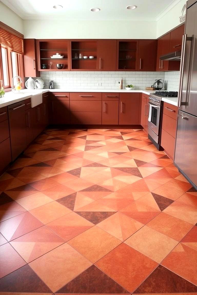Vinyl Flooring - 24 1980s Kitchen Ideas