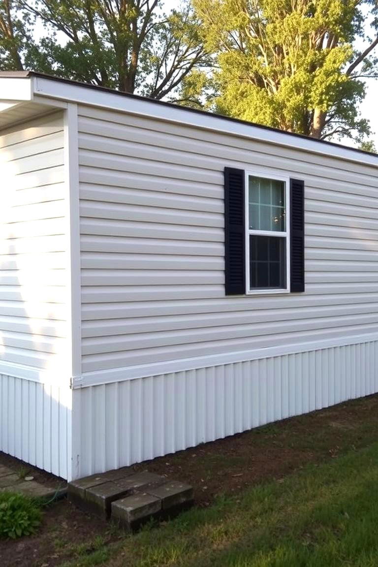 Vinyl Lap Siding for Classic Charm - 24 Mobile Home Siding Design Ideas