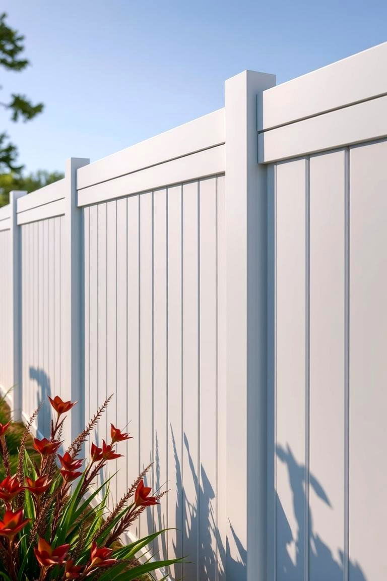 Vinyl Privacy Fence - 24 Types of Fences