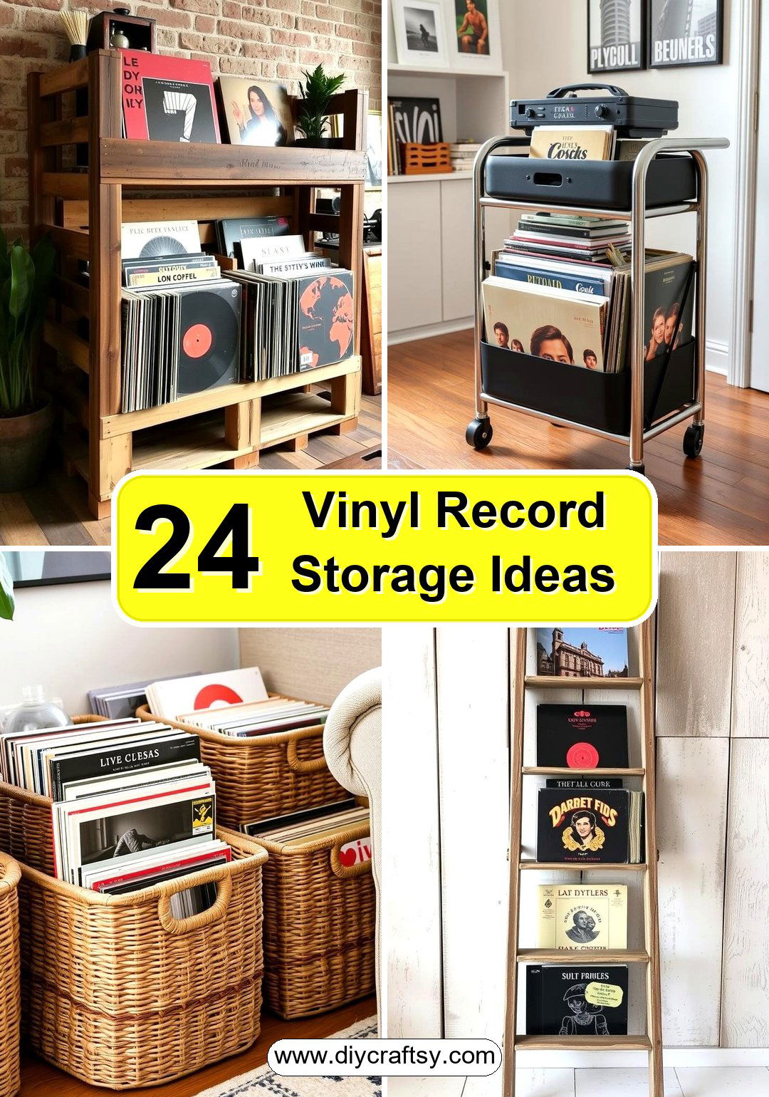 Vinyl Record Storage Ideas