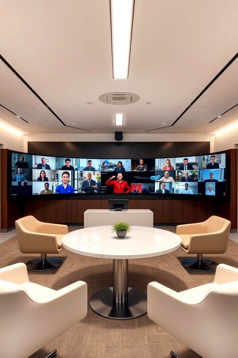 Virtual Collaboration Hub - 24 Conference Room Design Ideas and Inspiration