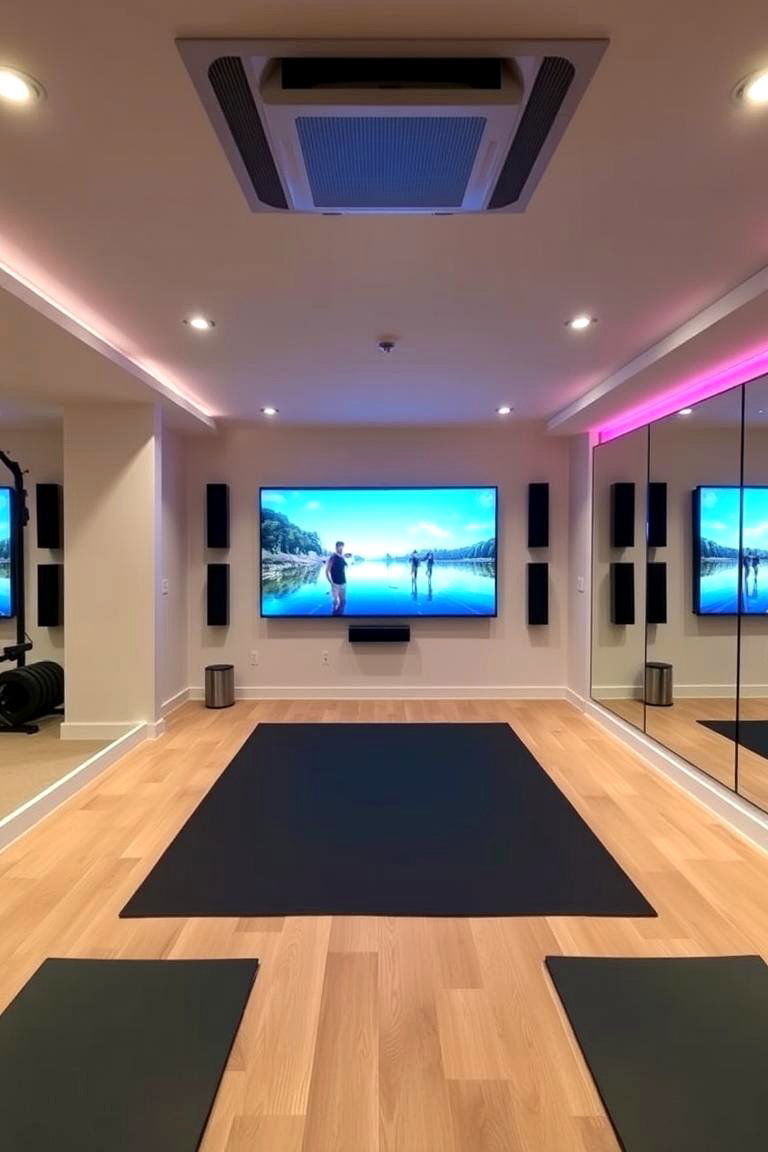 Virtual Fitness Room - 24 Basement Gym Ideas