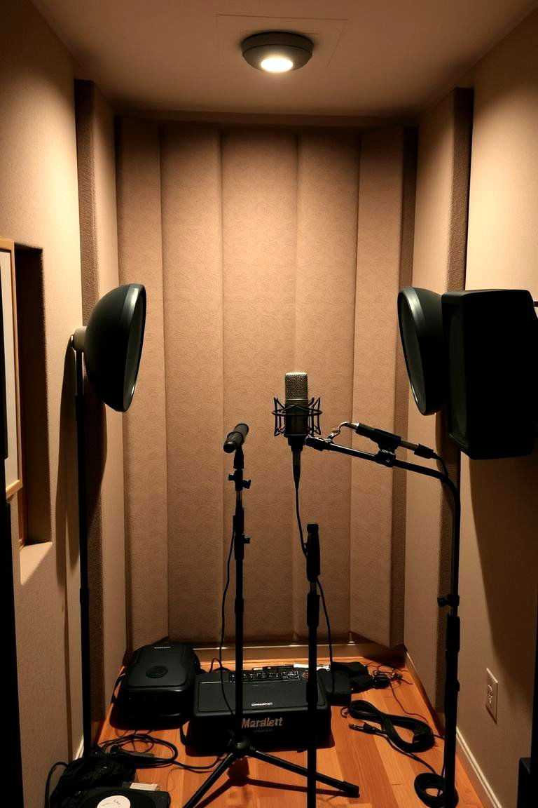 Vocal Booth Integration - 24 Music Room Ideas