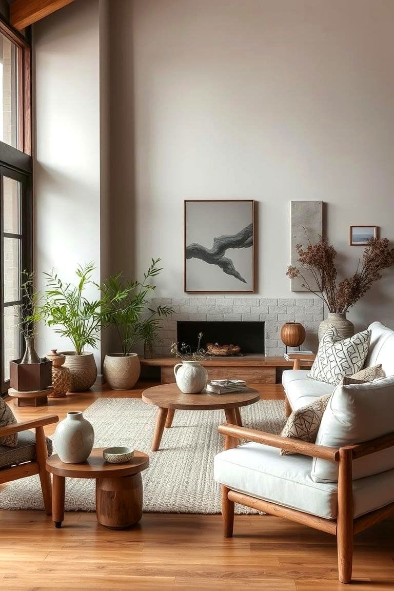 Wabi Sabi Imperfection Embrace - 24 Japanese Style Living Room Ideas