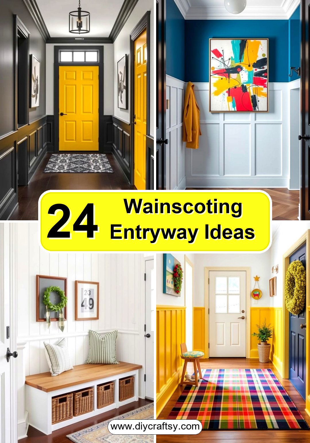 Wainscoting Entryway Ideas