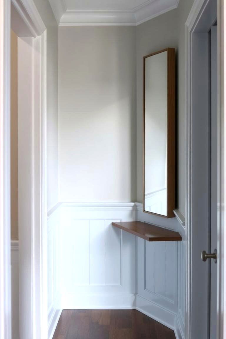 Wainscoting in a Narrow Entryway - 24 Walk-in Shower Tile Ideas