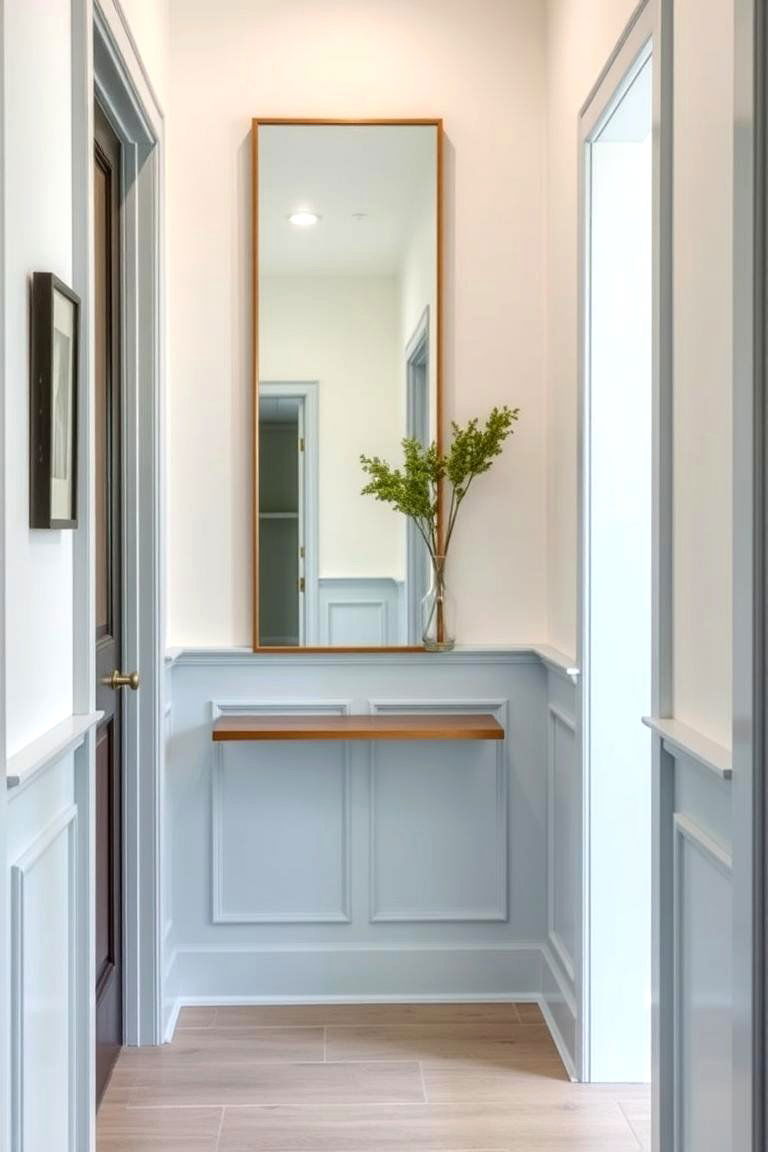 Wainscoting in a Narrow Entryway - 24 Wainscoting Entryway Ideas