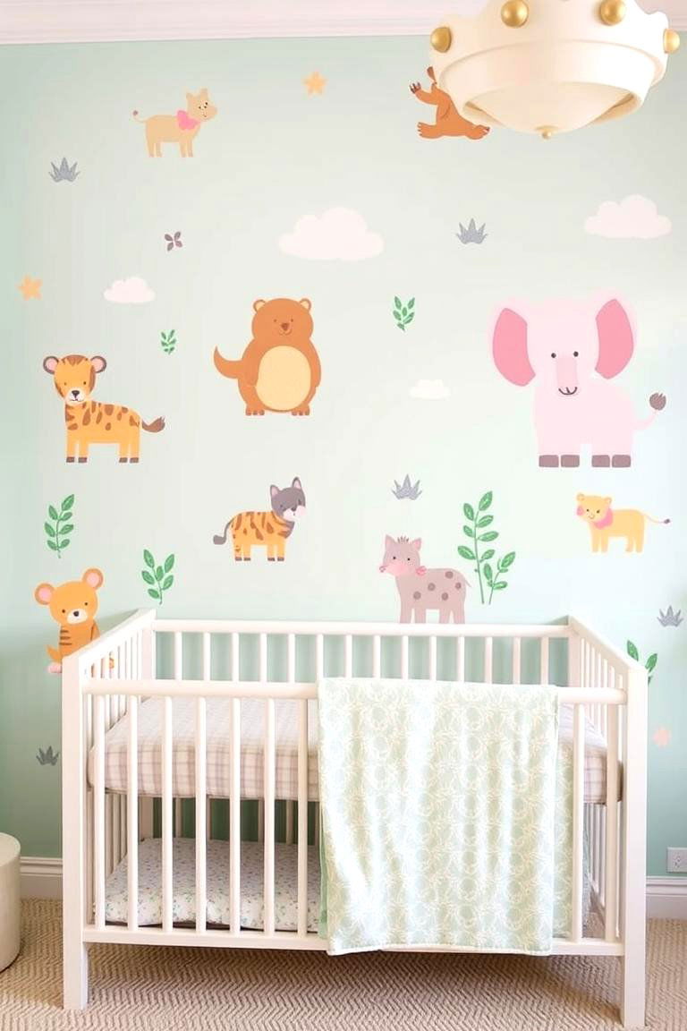 Wall Decals for Customization - 24 Small Nursery Ideas