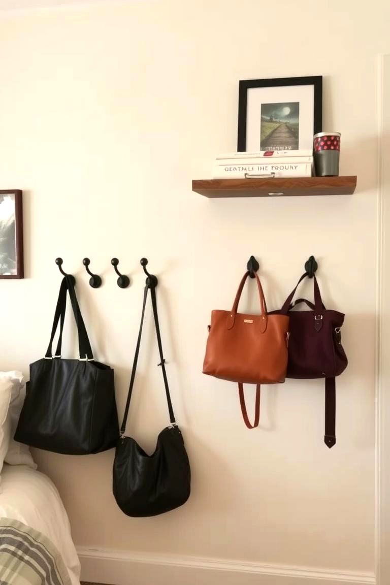 Wall Hooks and Storage for Extra Convenience - 24 guest room ideas