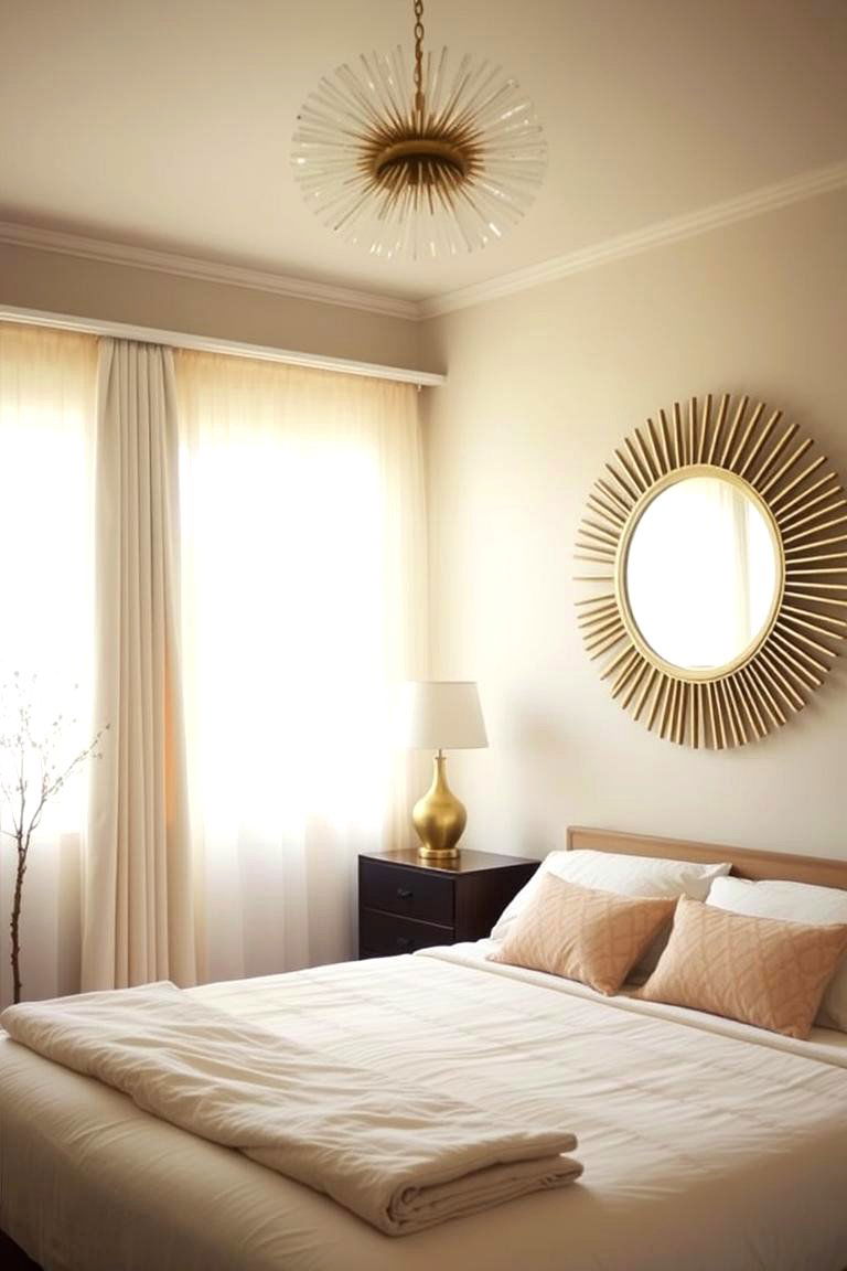 Wall Mirrors with Bold Frames - 24 60s Bedroom Ideas