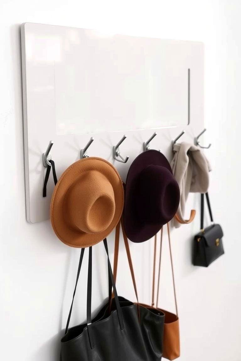 Wall Mounted Coat Rack - 24 Entry Closet Ideas