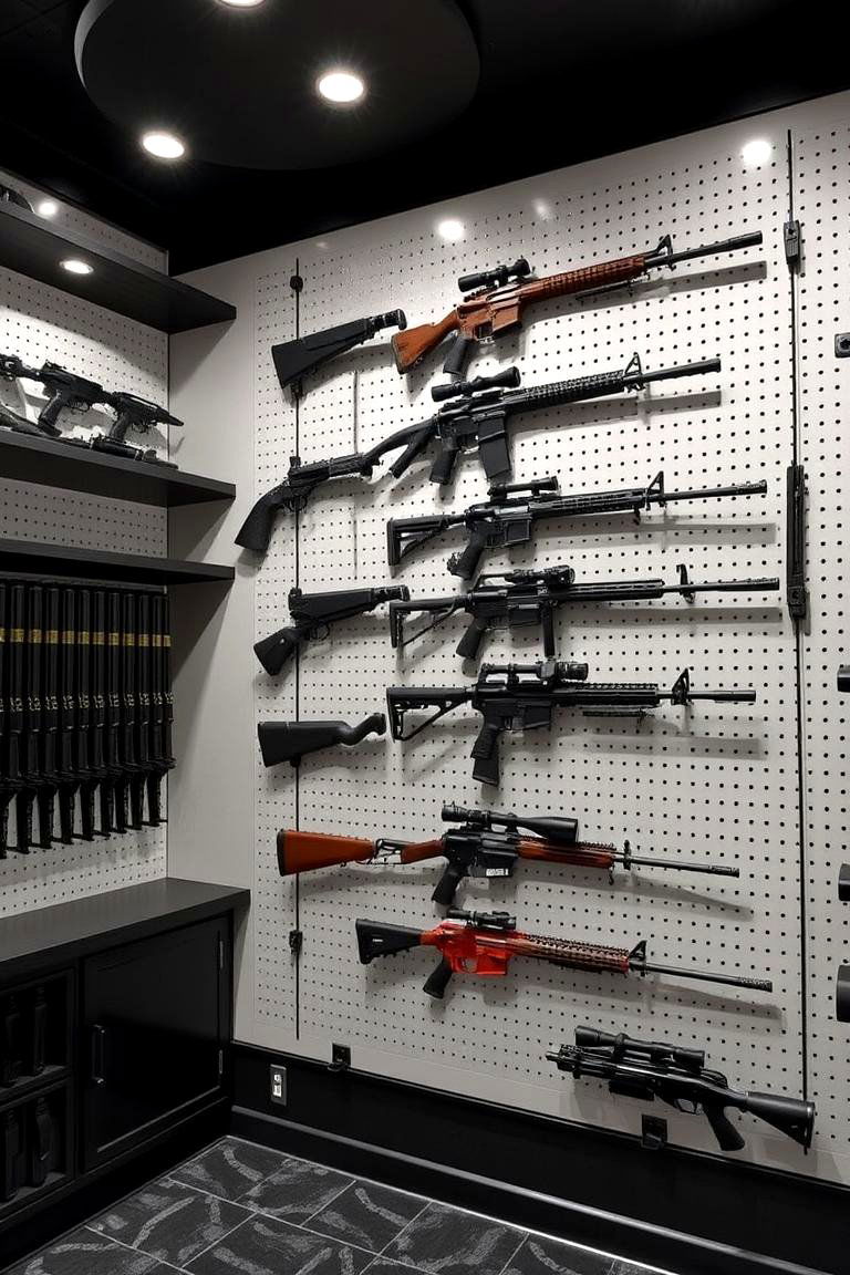 Wall Mounted Display Systems - 24 Gun Room Ideas