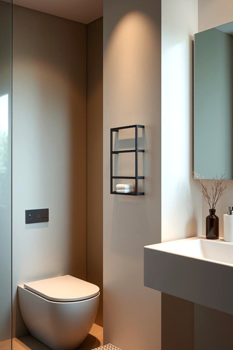 Wall Mounted Holder - 24 Toilet Paper Storage Ideas