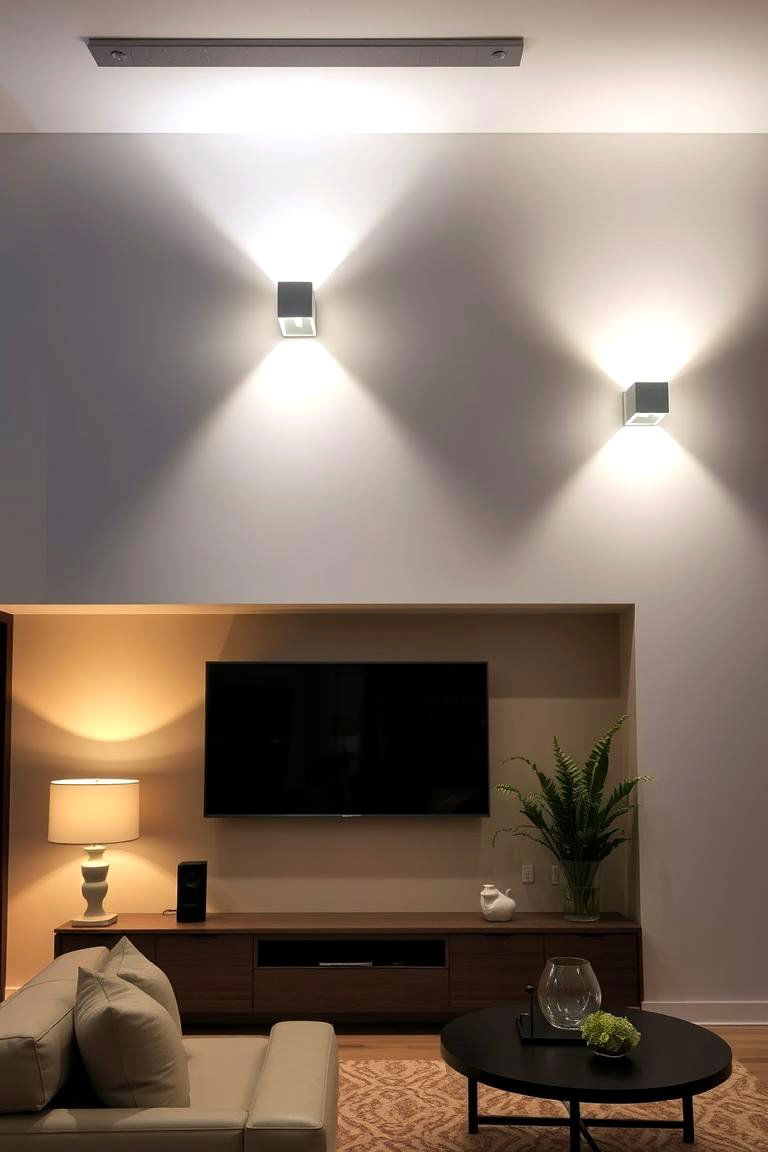 Wall Mounted Lighting - 24 Apartment Small Living Room Ideas