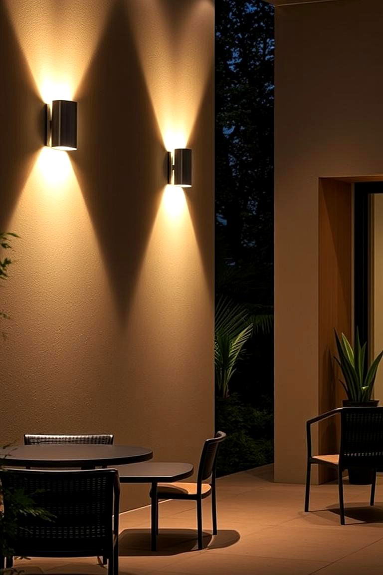 Wall Mounted Lights for Functional Illumination - 24 Backyard Lighting Ideas