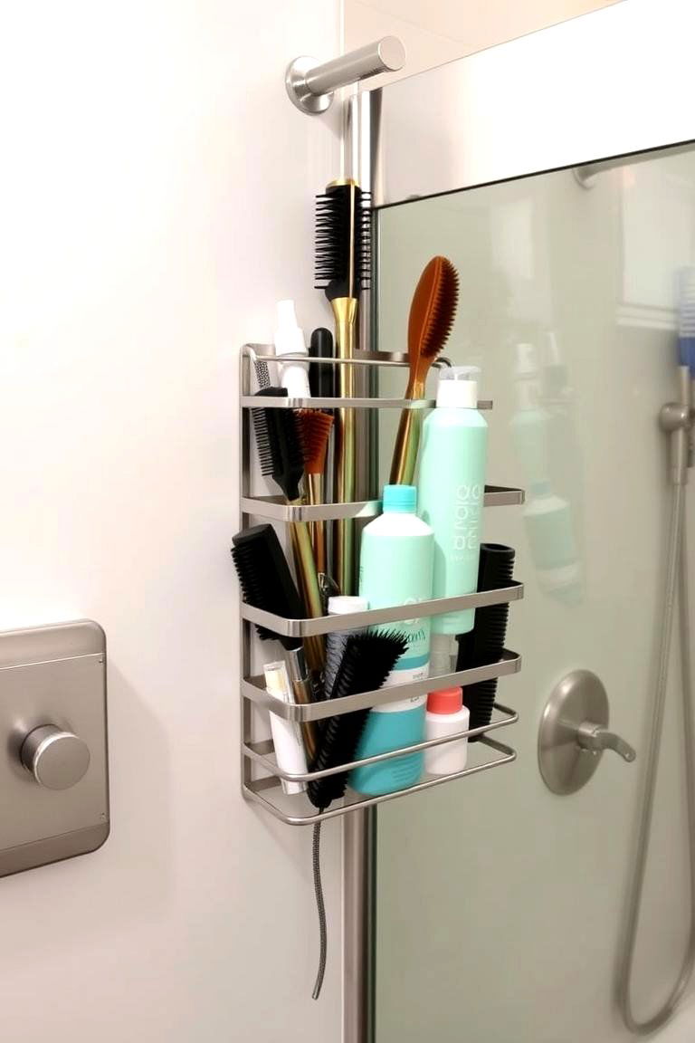 Wall Mounted Organizers - 24 Shower Storage Ideas